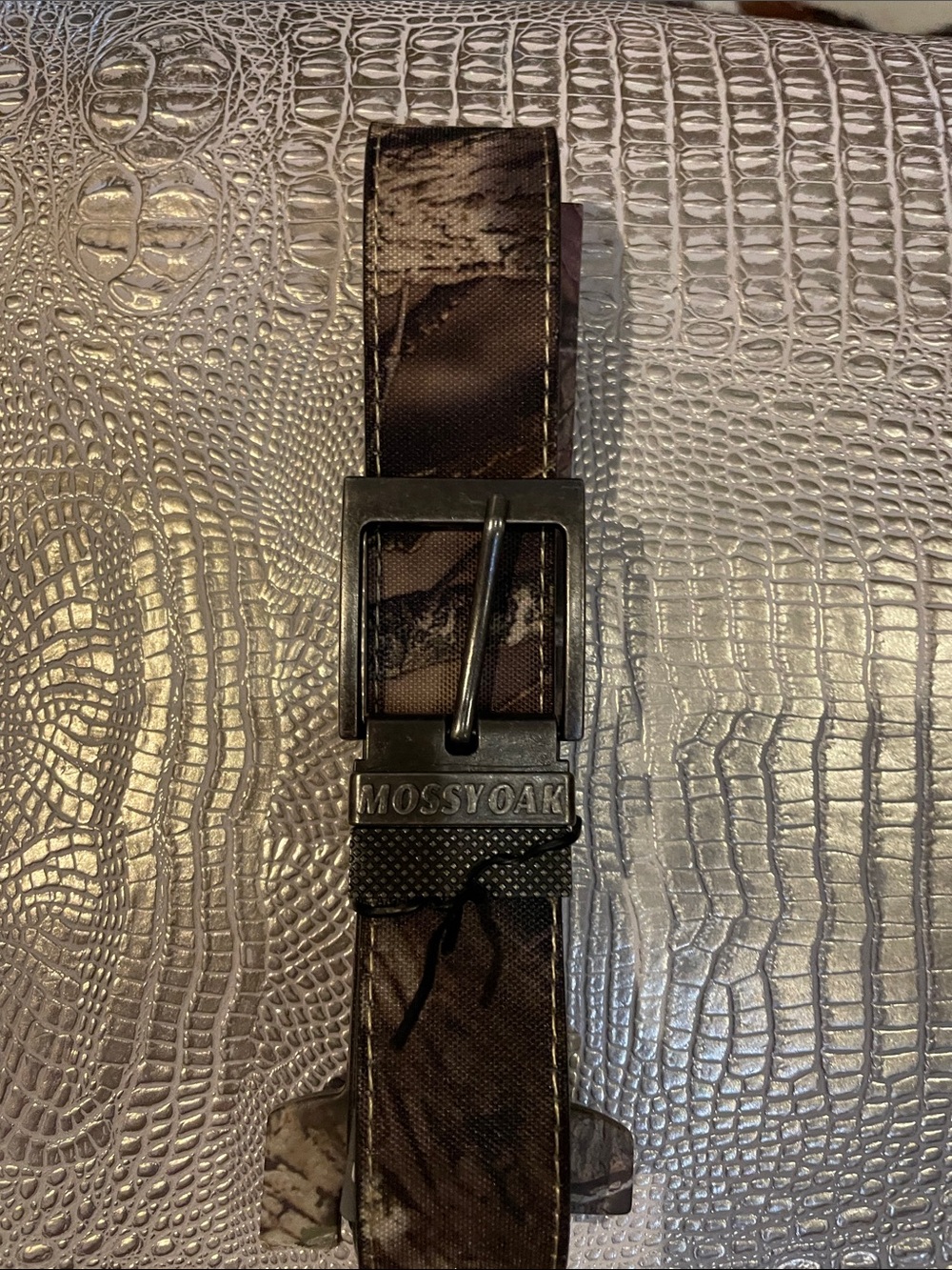 Mossy Oak Camo Men’s Web Belt with Metal Buckle NEW
